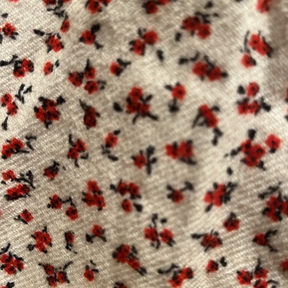 GRAYSON Anthropologie The Hero ditzy floral button-down flannel blouse - Picture 7 of 8